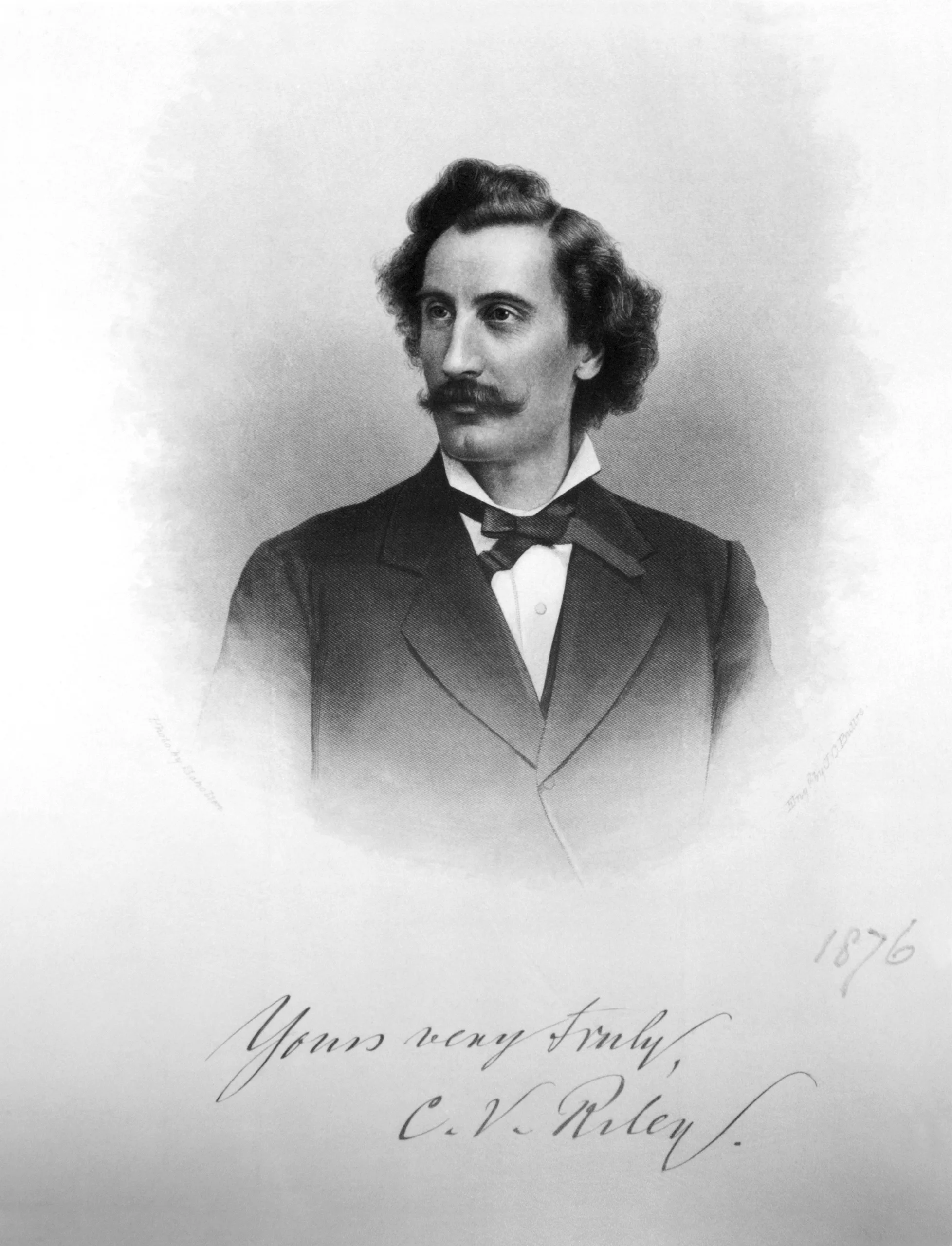 Porträt von Charles Valentine Riley (1843–1895) – Gedenkseite