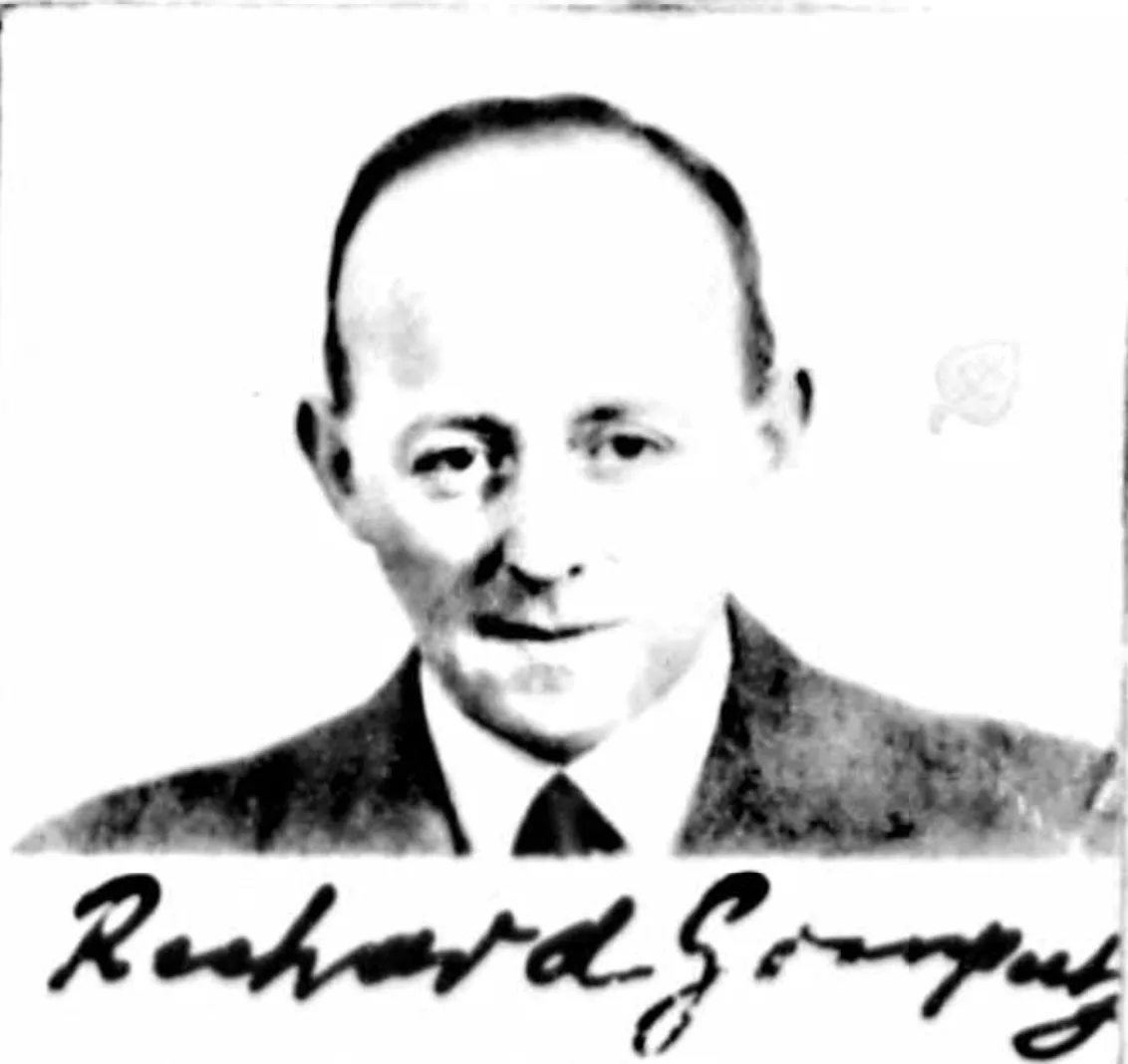 Portrait of Richard Gompertz (1892–1981) – memorial page