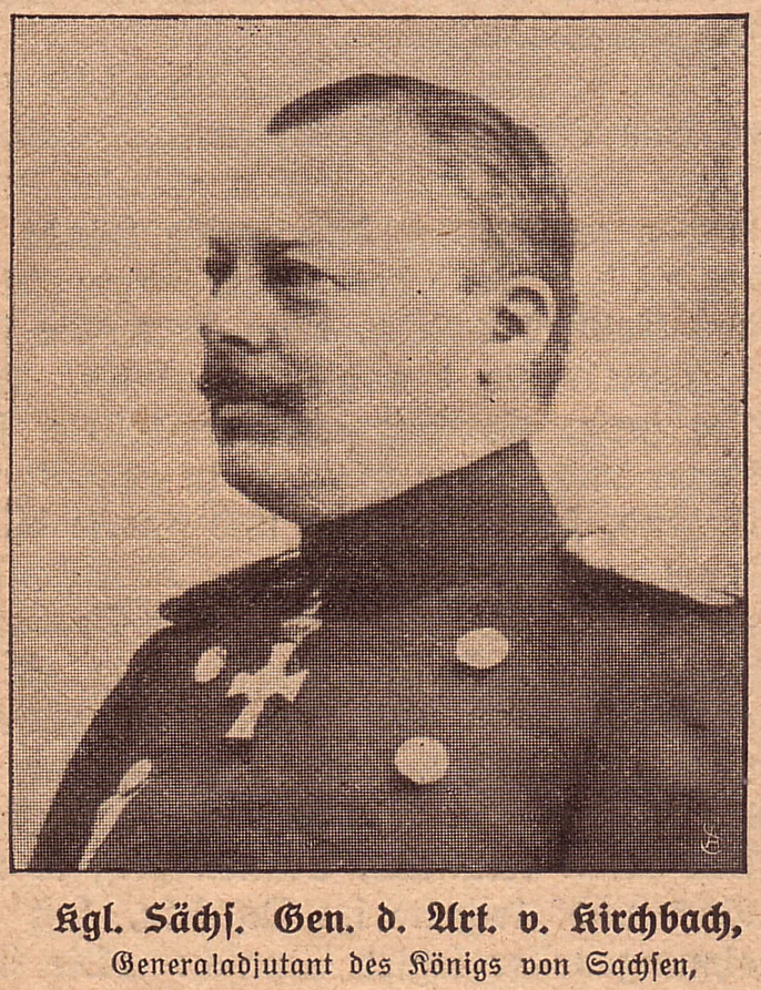 Portrait of Hans von Kirchbach (1849–1928) – memorial page