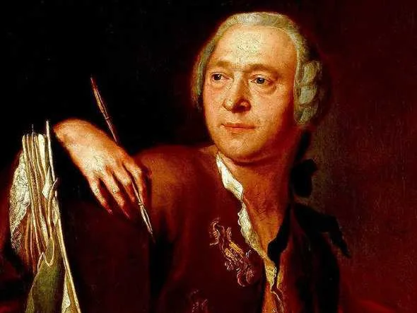 Porträt von Johann Christian Wentzinger (1710–1797) – Gedenkseite