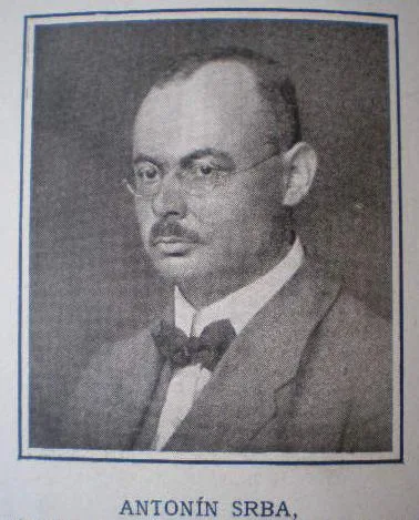 Porträt von Antonín Srba (1879–1943) – Gedenkseite