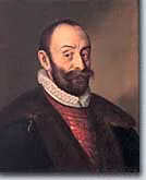 Porträt von Johann Fugger, Freiherr von Kirchberg und Weissenhorn (1531–1598) – Gedenkseite
