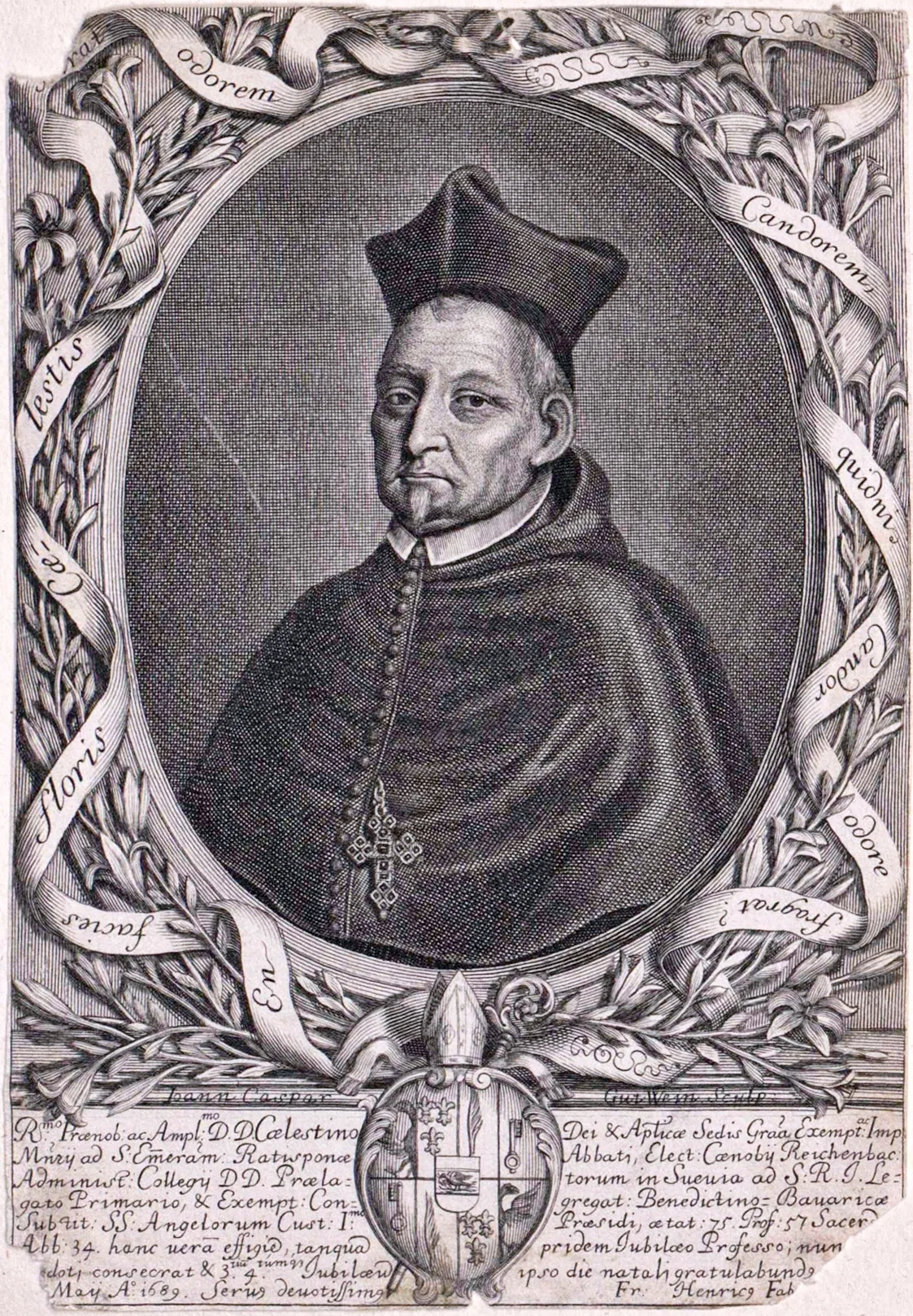 Portrait of Coelestin Vogl (1613–1691) – memorial page