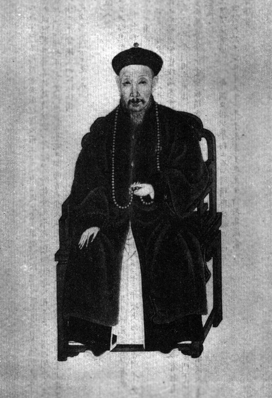 Porträt von Wang Yu-tun (1692–1758) – Gedenkseite