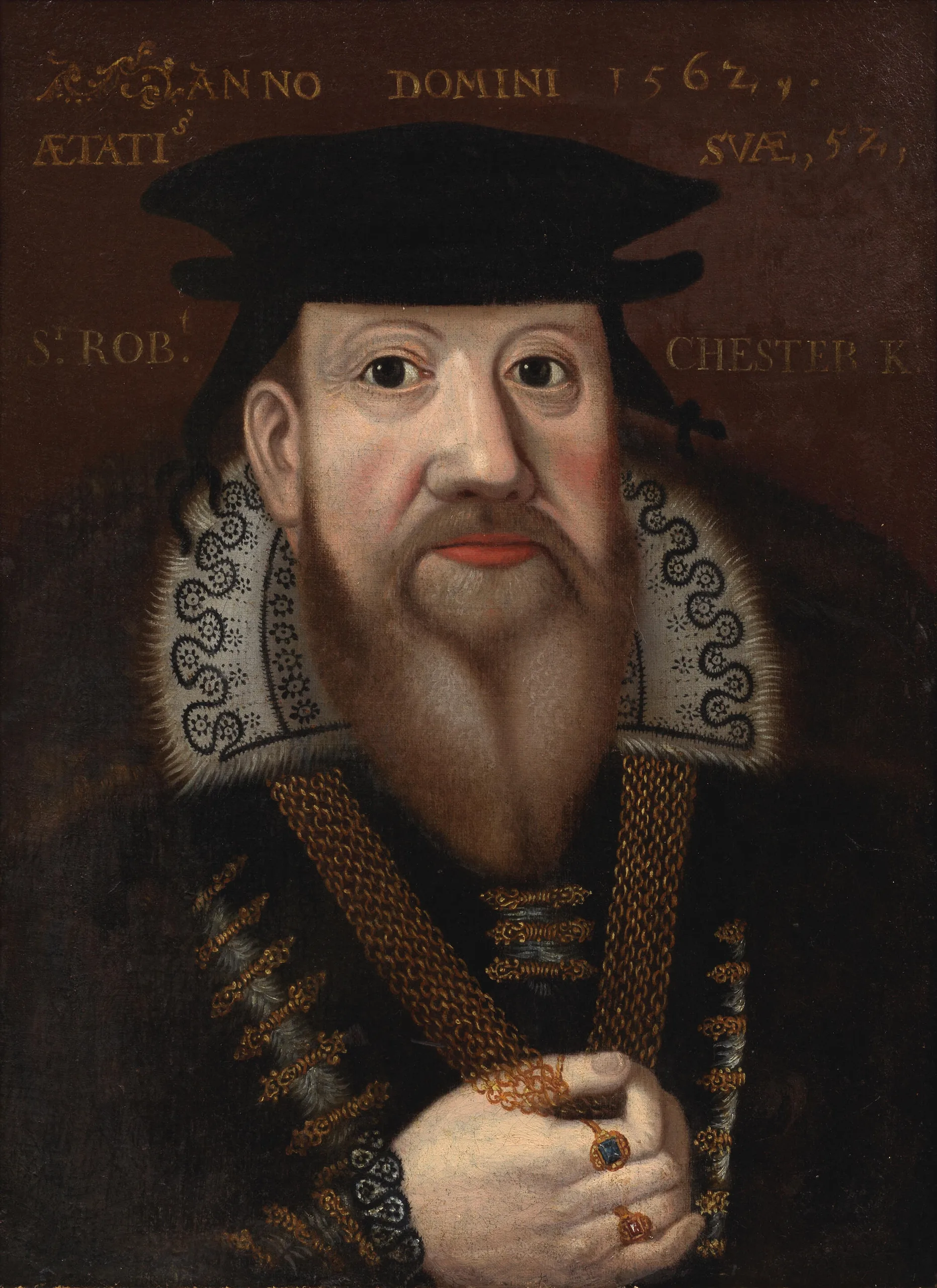 Portrait of Sir Robert Chester (1510–1574) – memorial page