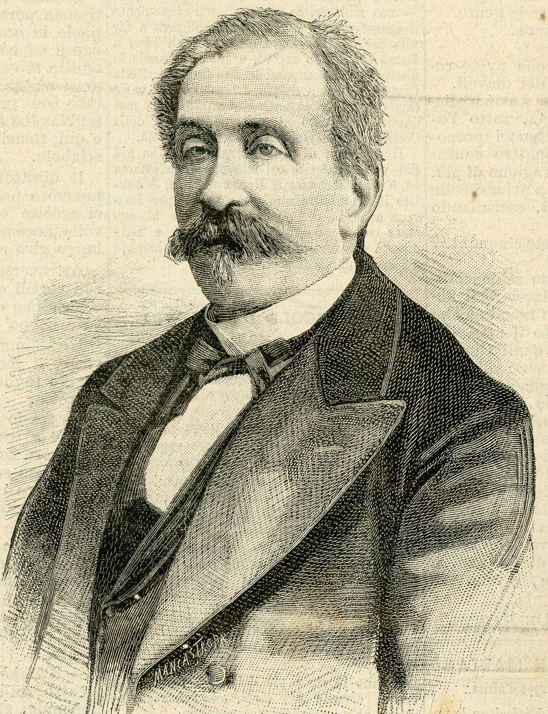 Porträt von Alessandro Asinari di San Marzano (1830–1906) – Gedenkseite