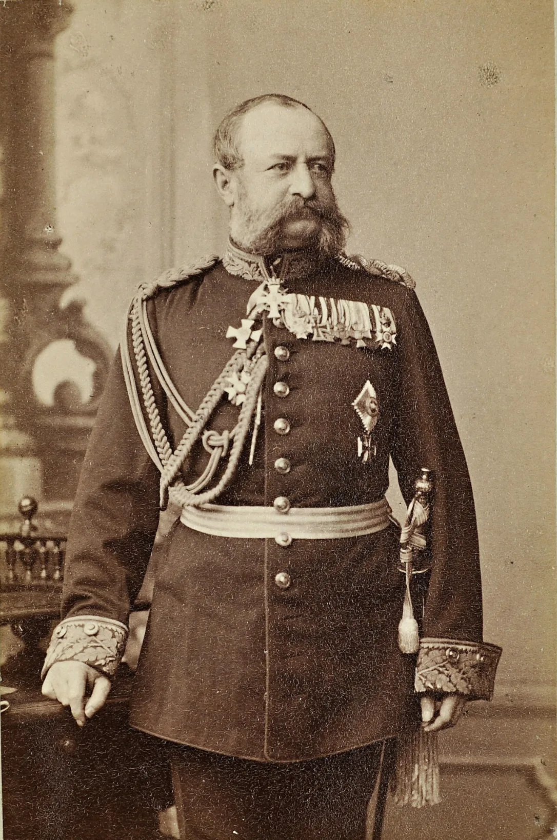 Porträt von Viktor Julius von Bosse (1825–1895) – Gedenkseite