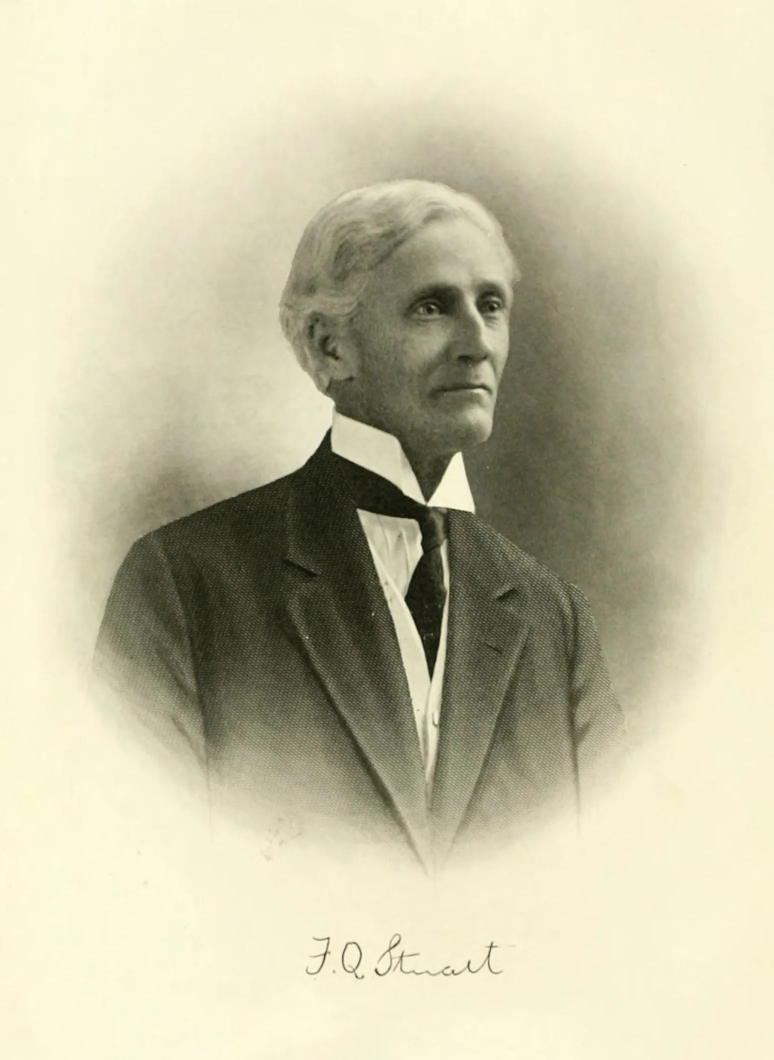 Porträt von Frank Q. Stuart (1856–1923) – Gedenkseite
