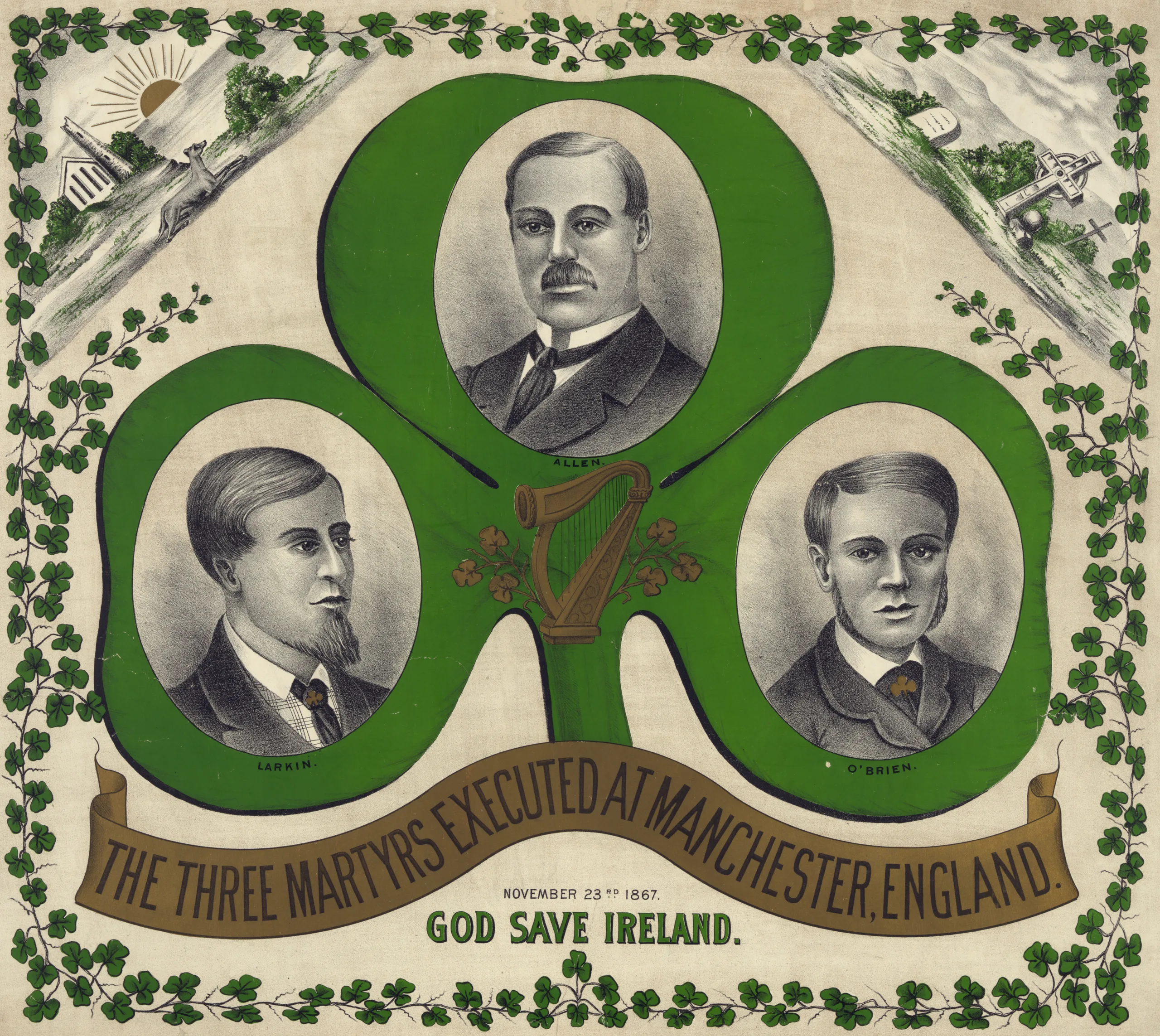 Porträt von William Michael O'Brien (1838–1867) – Gedenkseite