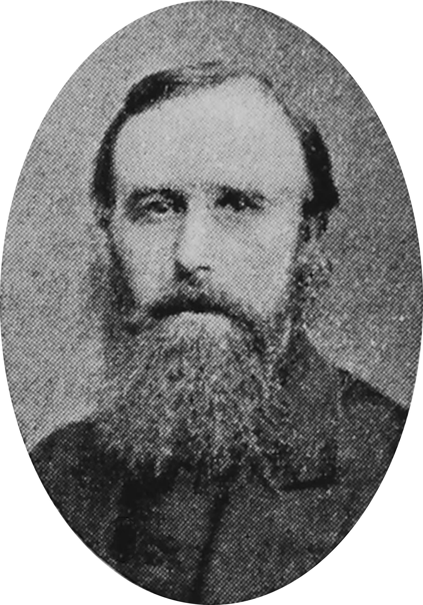 Porträt von Edward Hooson (1825–1869) – Gedenkseite