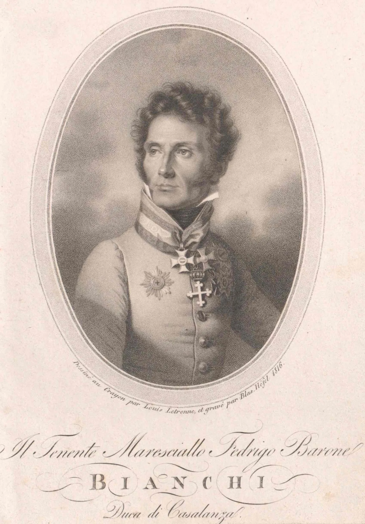 Portrait of Vinzenz Ferrerius von Bianchi (1768–1855) – memorial page