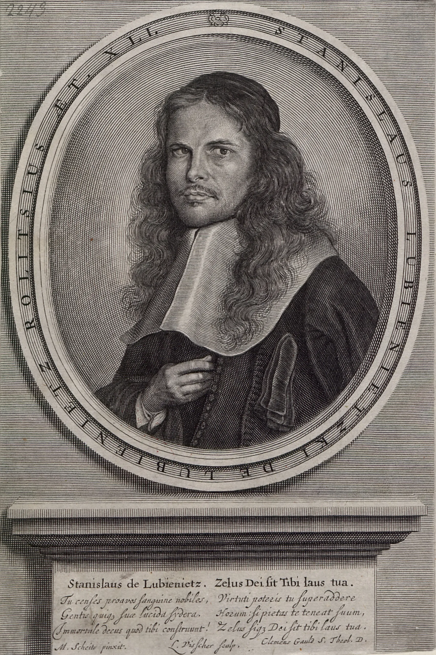 Porträt von Stanislaus Lubiniezky (1623–1675) – Gedenkseite
