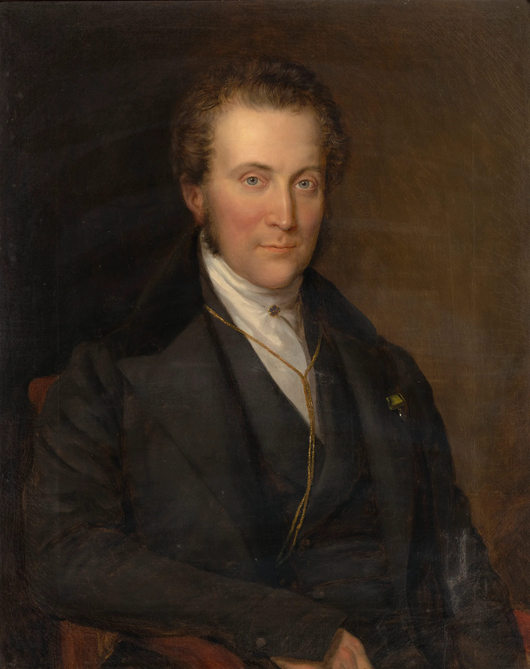 Porträt von Hendrik van Slingelandt van Goidschalxoord (1788–1868) – Gedenkseite