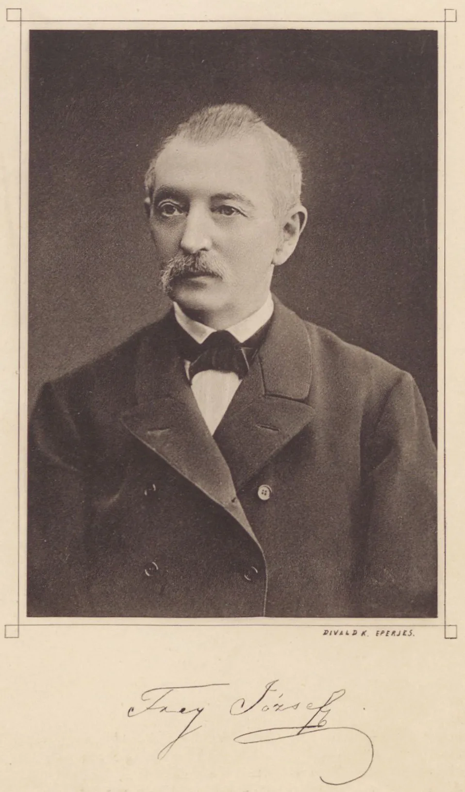 Portrait of József Frey (1812–1901) – memorial page
