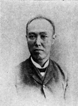 Porträt von Kawashima Uichirō (1841–1904) – Gedenkseite