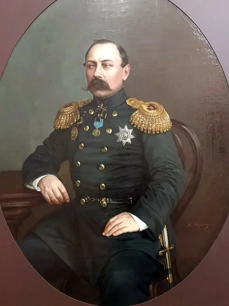Porträt von Nikolai Alexandrowitsch Iwaschinzow (1819–1871) – Gedenkseite
