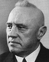Porträt von Rudolf Minger (1881–1955) – Gedenkseite