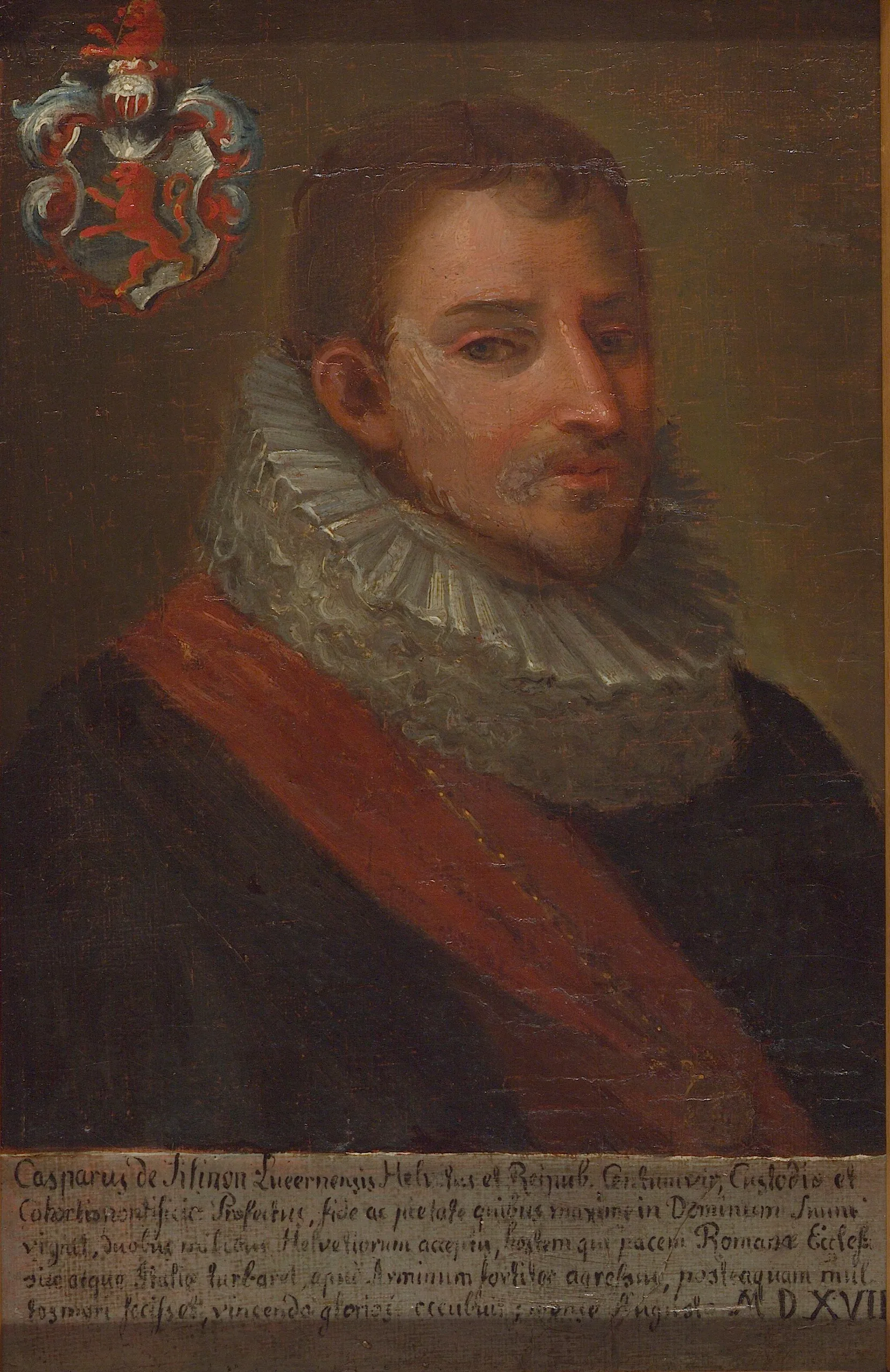 Porträt von Kaspar von Silenen (1467–1517) – Gedenkseite