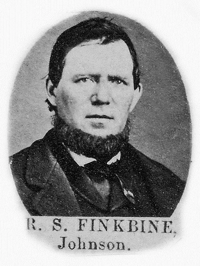 Porträt von Robert Spencer Finkbine (1828–1901) – Gedenkseite