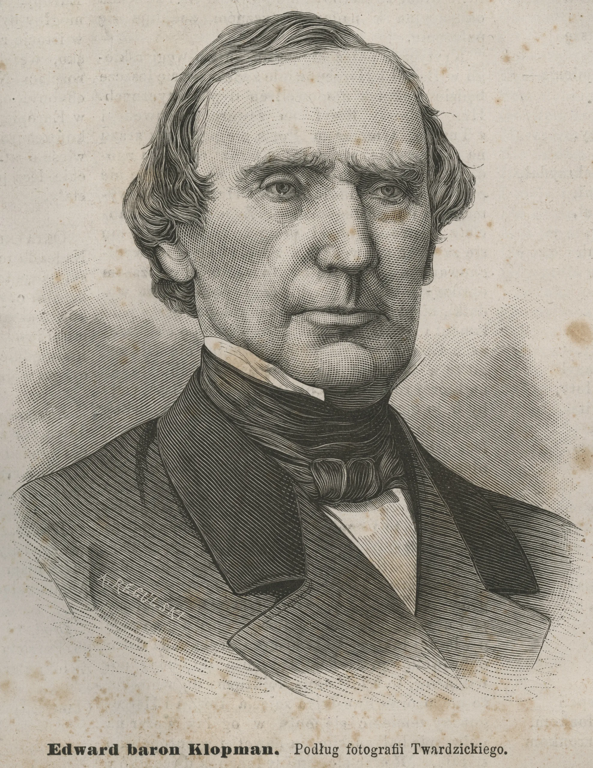 Porträt von Edward Klopmann (1801–1878) – Gedenkseite