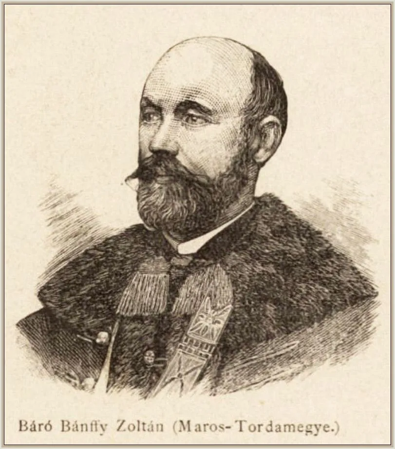 Porträt von Zoltán Bánffy (1841–1892) – Gedenkseite