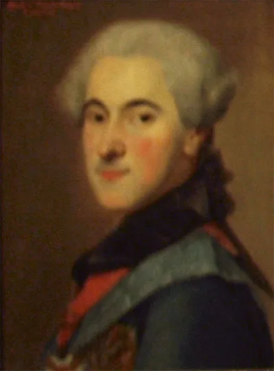 Porträt von Michał Ksawery Sapieha (1735–1766) – Gedenkseite
