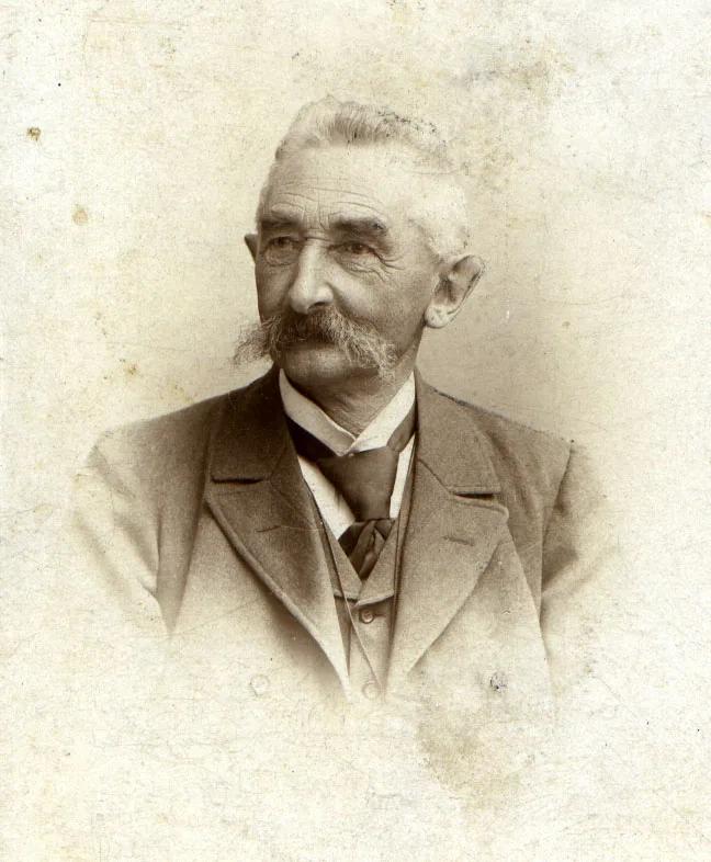 Porträt von Jan Józef Dutkiewicz (1818–1902) – Gedenkseite