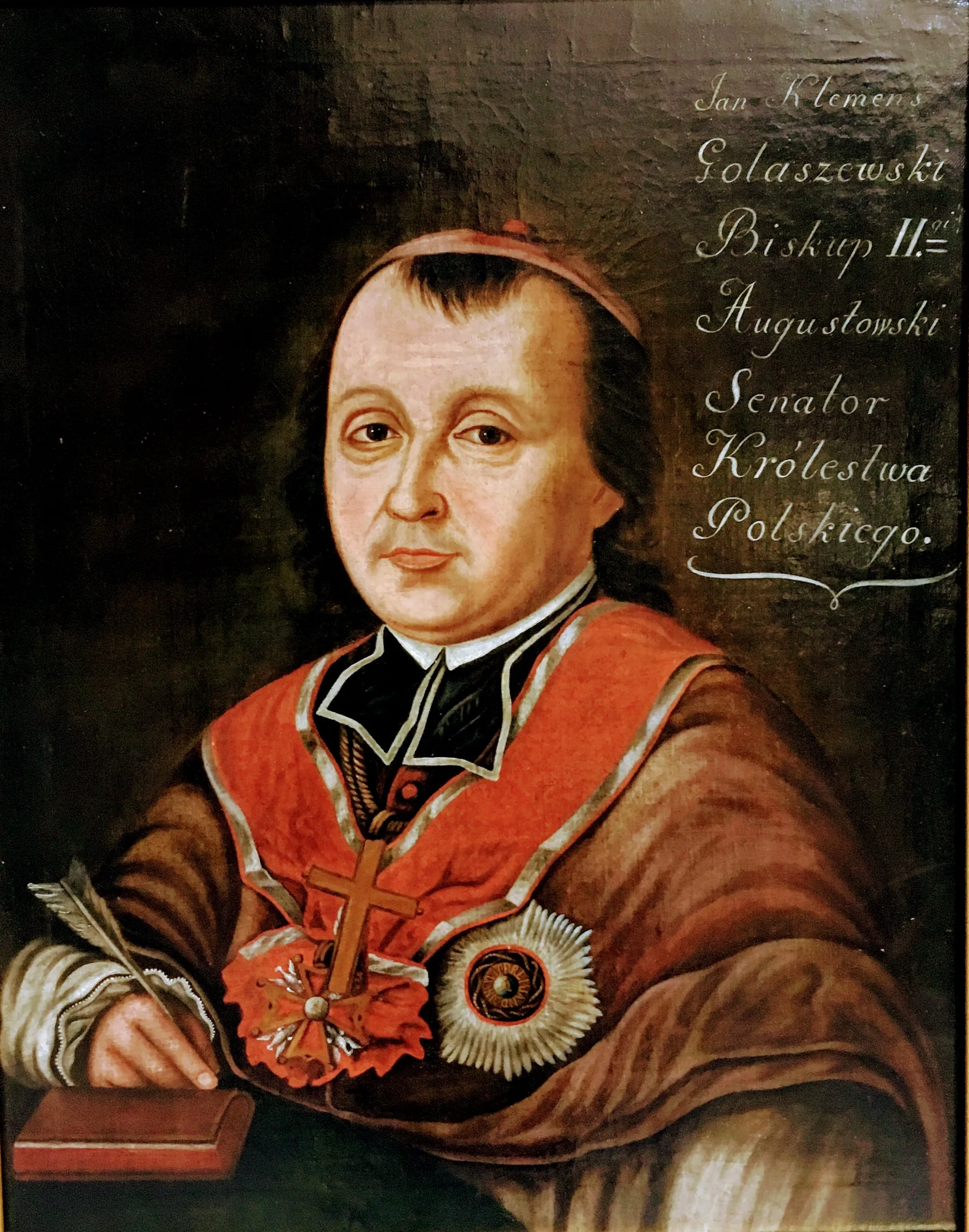 Porträt von Jan Klemens Gołaszewski (1748–1820) – Gedenkseite