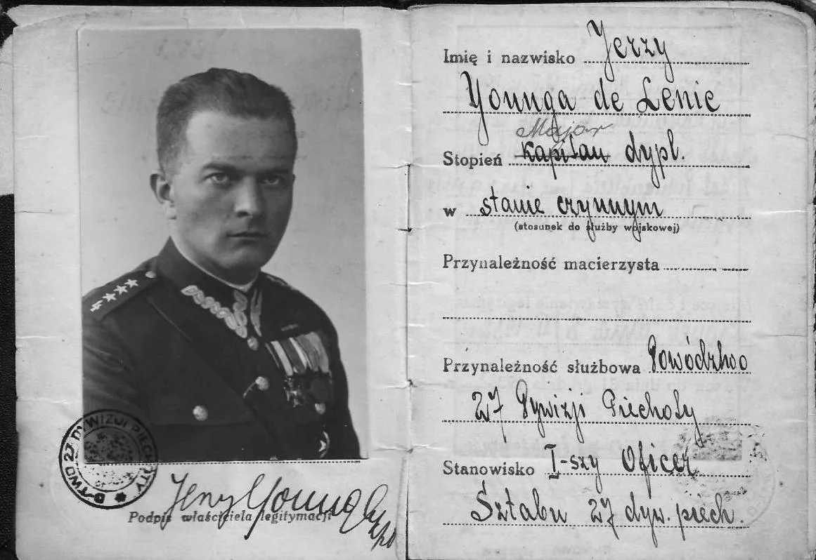 Portrait of Jerzy Younga de Lenie (1899–1958) – memorial page