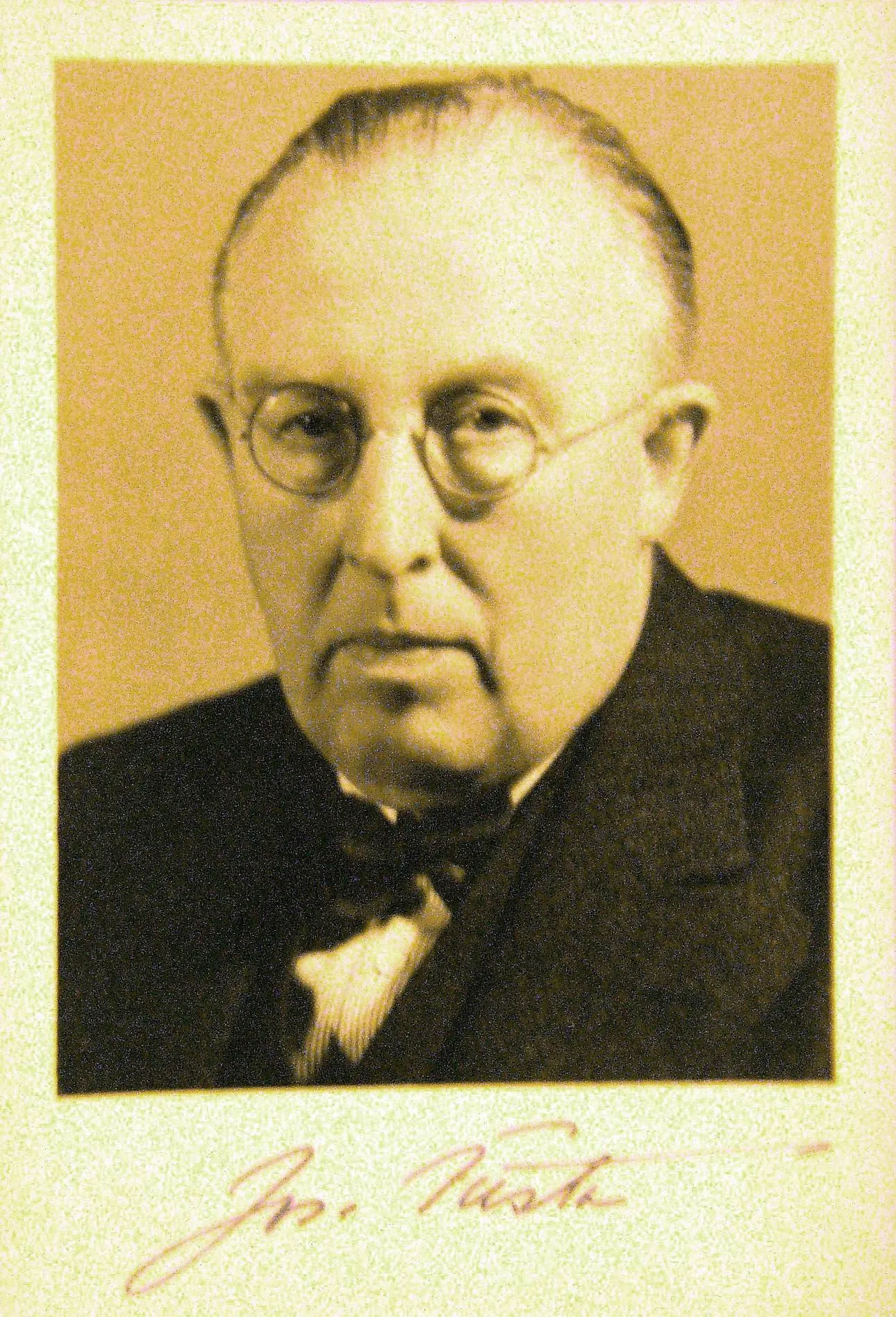 Porträt von Josef Šusta (1874–1945) – Gedenkseite
