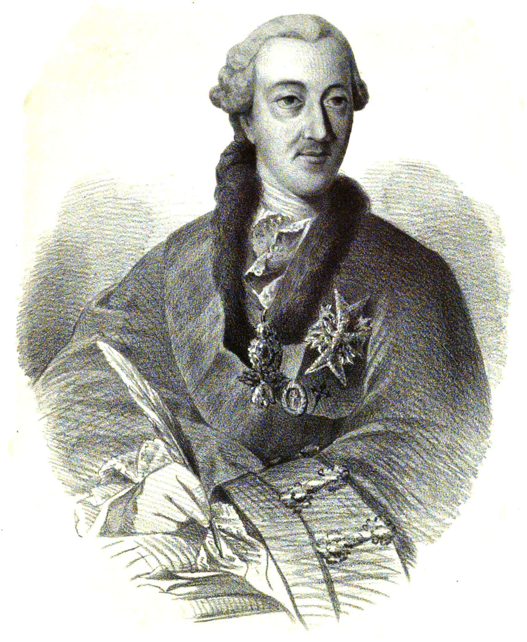 Porträt von Joaquín Atanasio Pignatelli de Aragón y Moncayo (1724–1776) – Gedenkseite