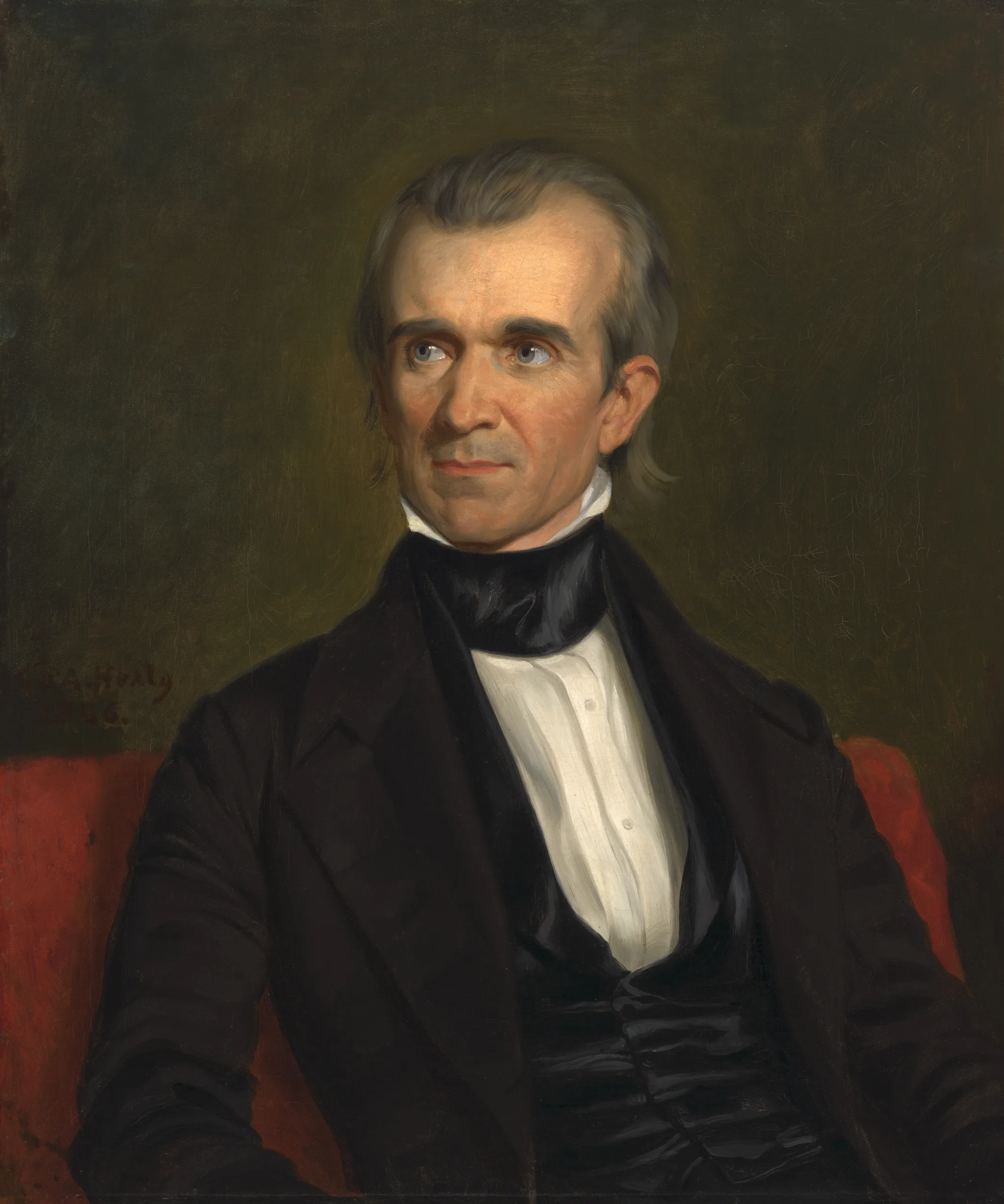 Porträt von James K. Polk (1795–1849) – Gedenkseite