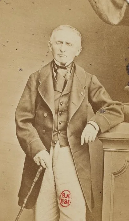 Porträt von Eugène d'Harcourt (1786–1865) – Gedenkseite