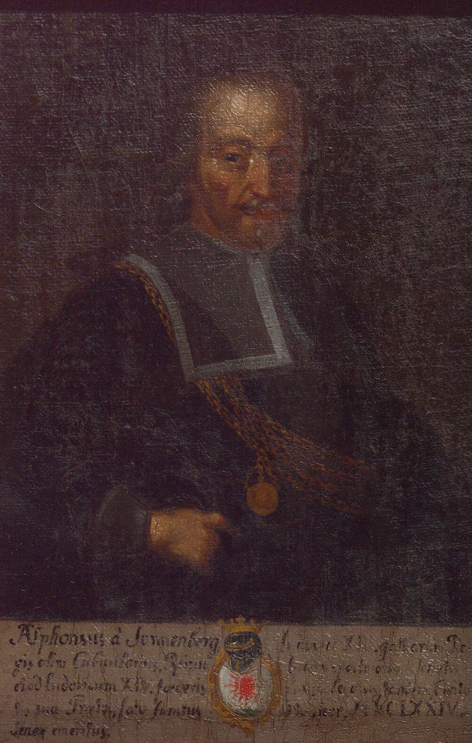 Porträt von Alphons von Sonnenberg (1603–1674) – Gedenkseite