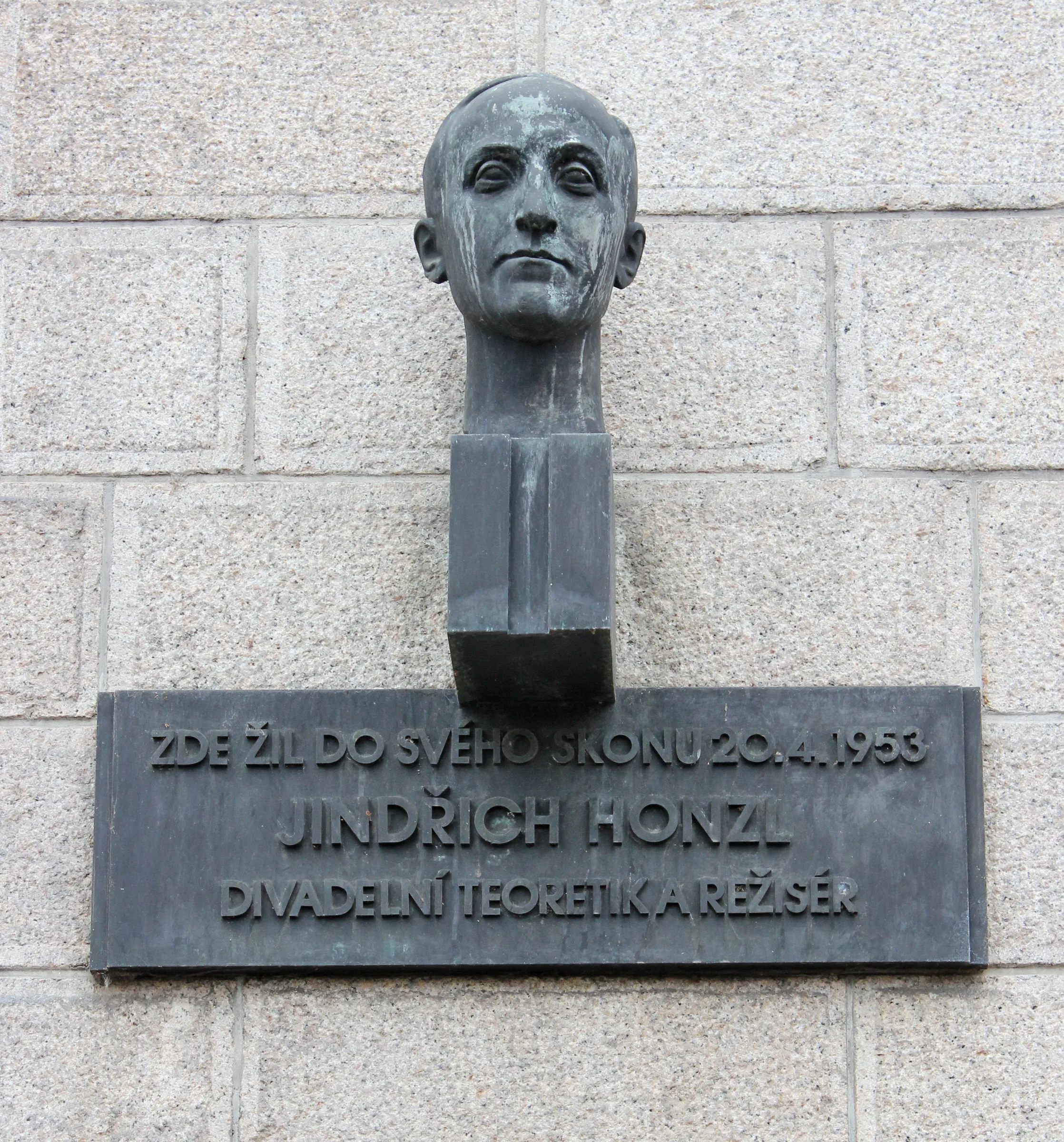 Porträt von Jindřich Honzl (1894–1953) – Gedenkseite