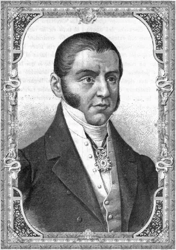 Porträt von José Justo Corro (1794–1864) – Gedenkseite