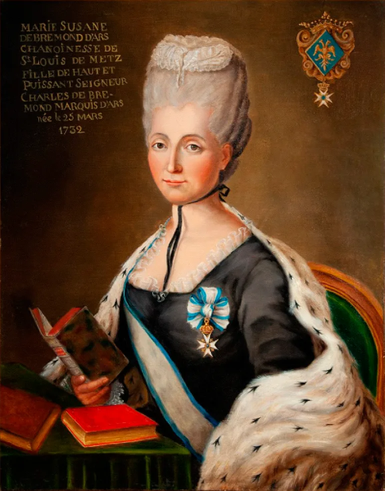 Porträt von Marie Suzanne de Brémond d'Ars (1732–1807) – Gedenkseite