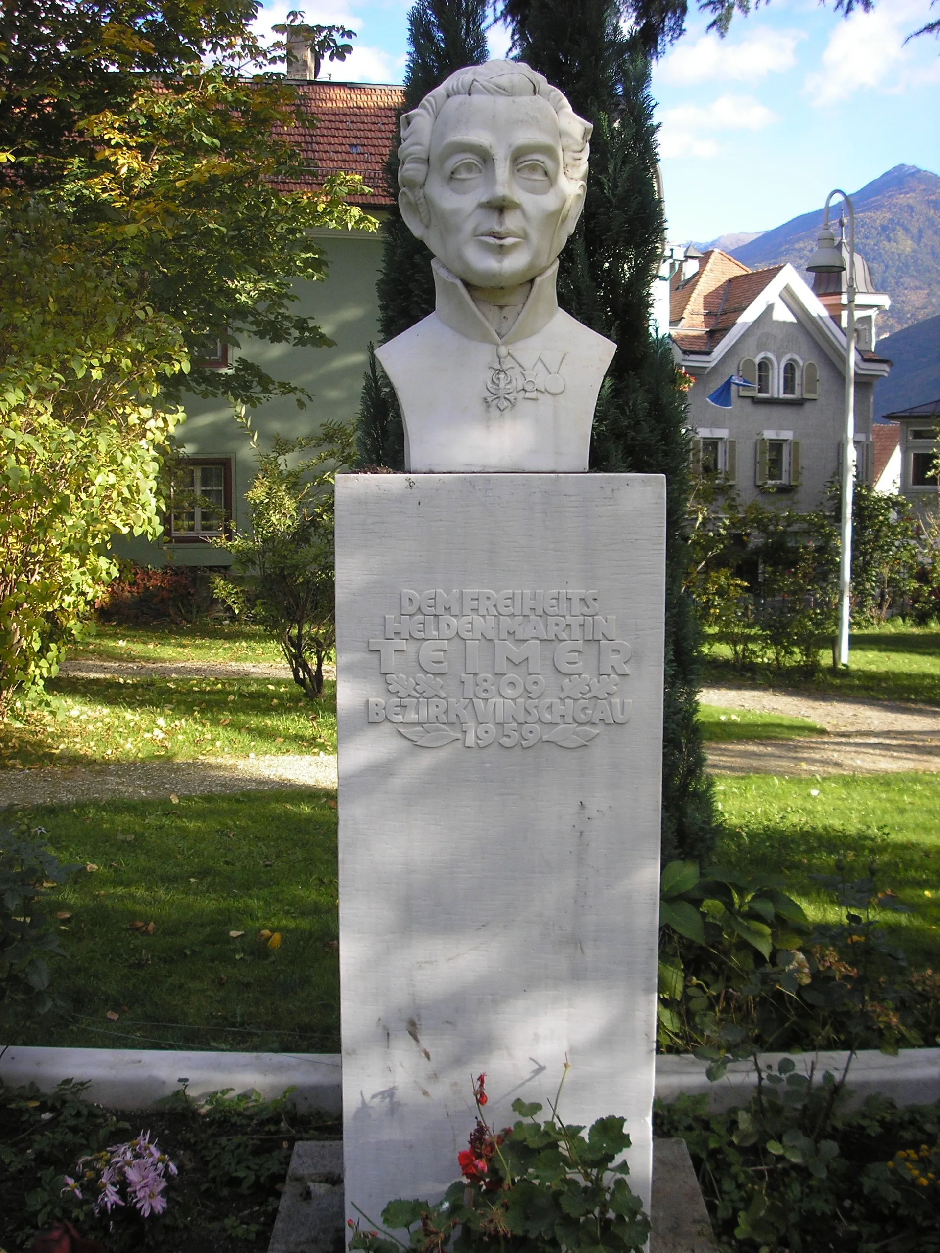 Porträt von Martin Teimer von Wildau (1778–1838) – Gedenkseite