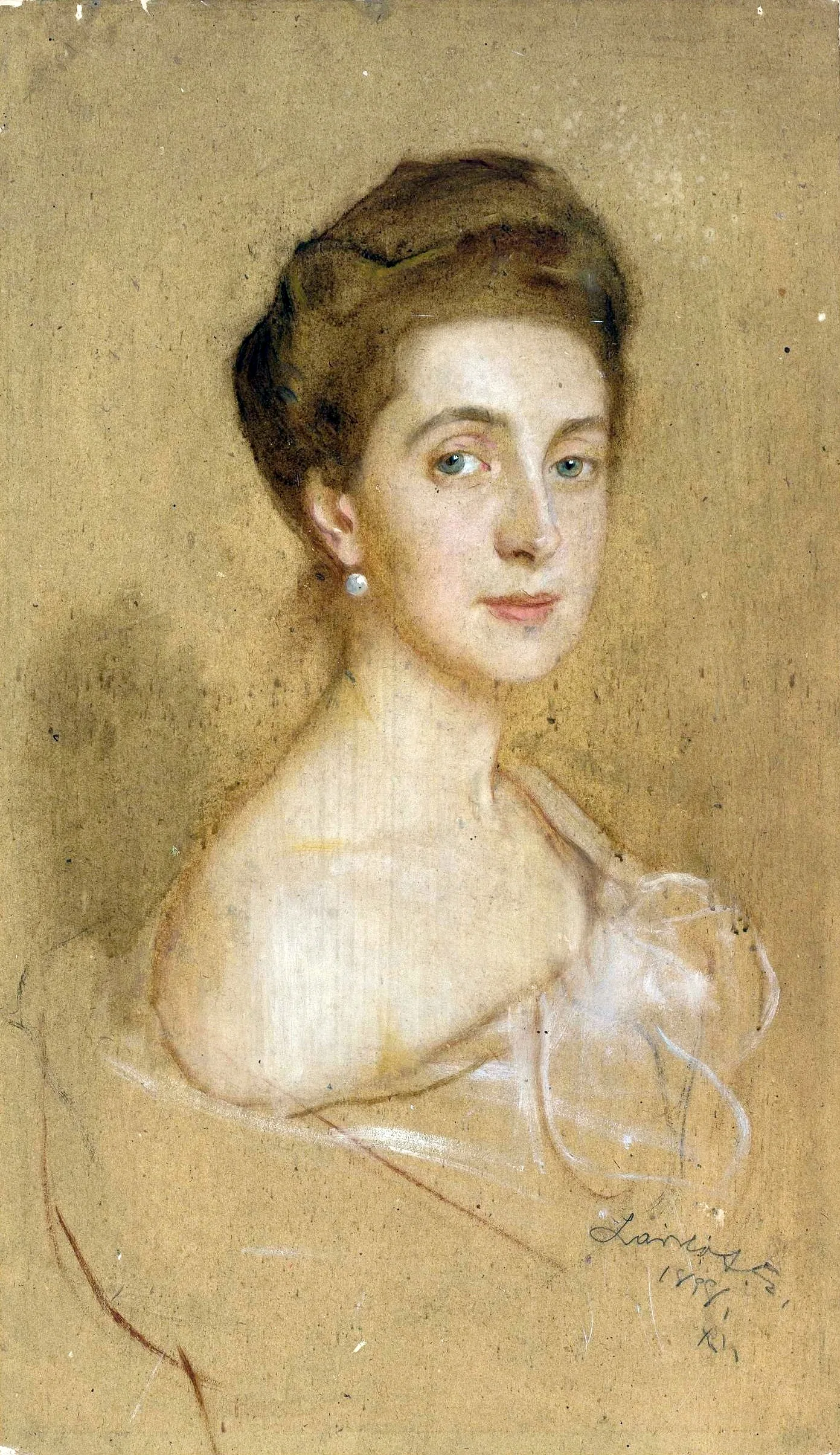 Porträt von Leopoldine von Lokowicz (1867–1936) – Gedenkseite