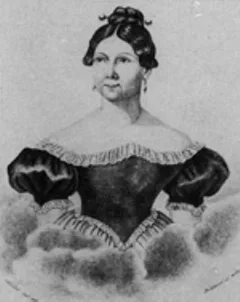 Porträt von Anna Kántorné Engelhardt (1791–1854) – Gedenkseite