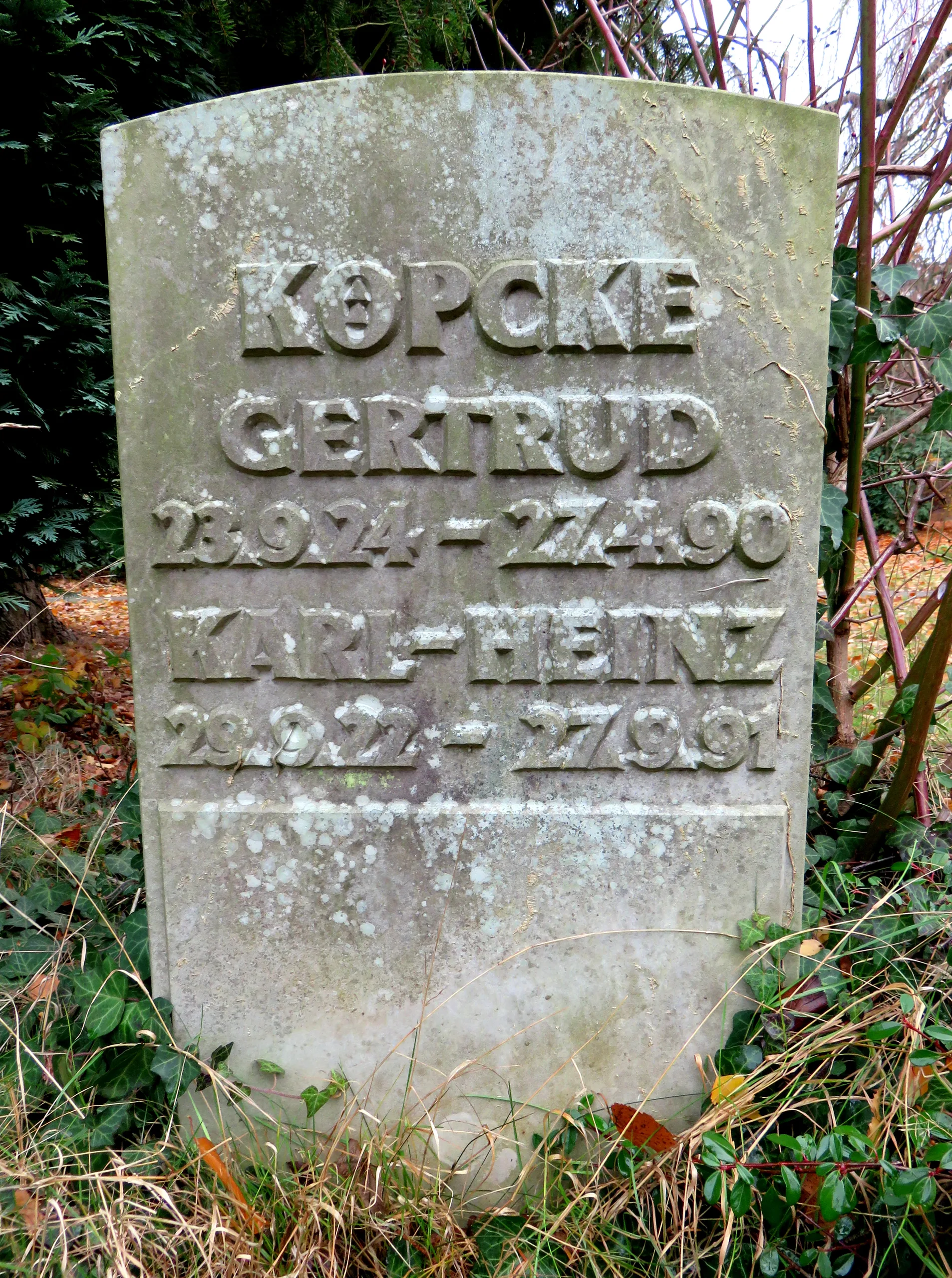 Porträt von Karl-Heinz Köpcke (1922–1991) – Gedenkseite