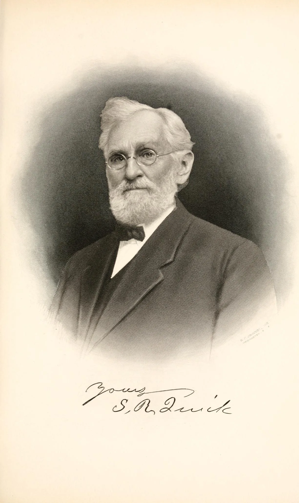 Porträt von Spencer Records Quick (1828–1920) – Gedenkseite