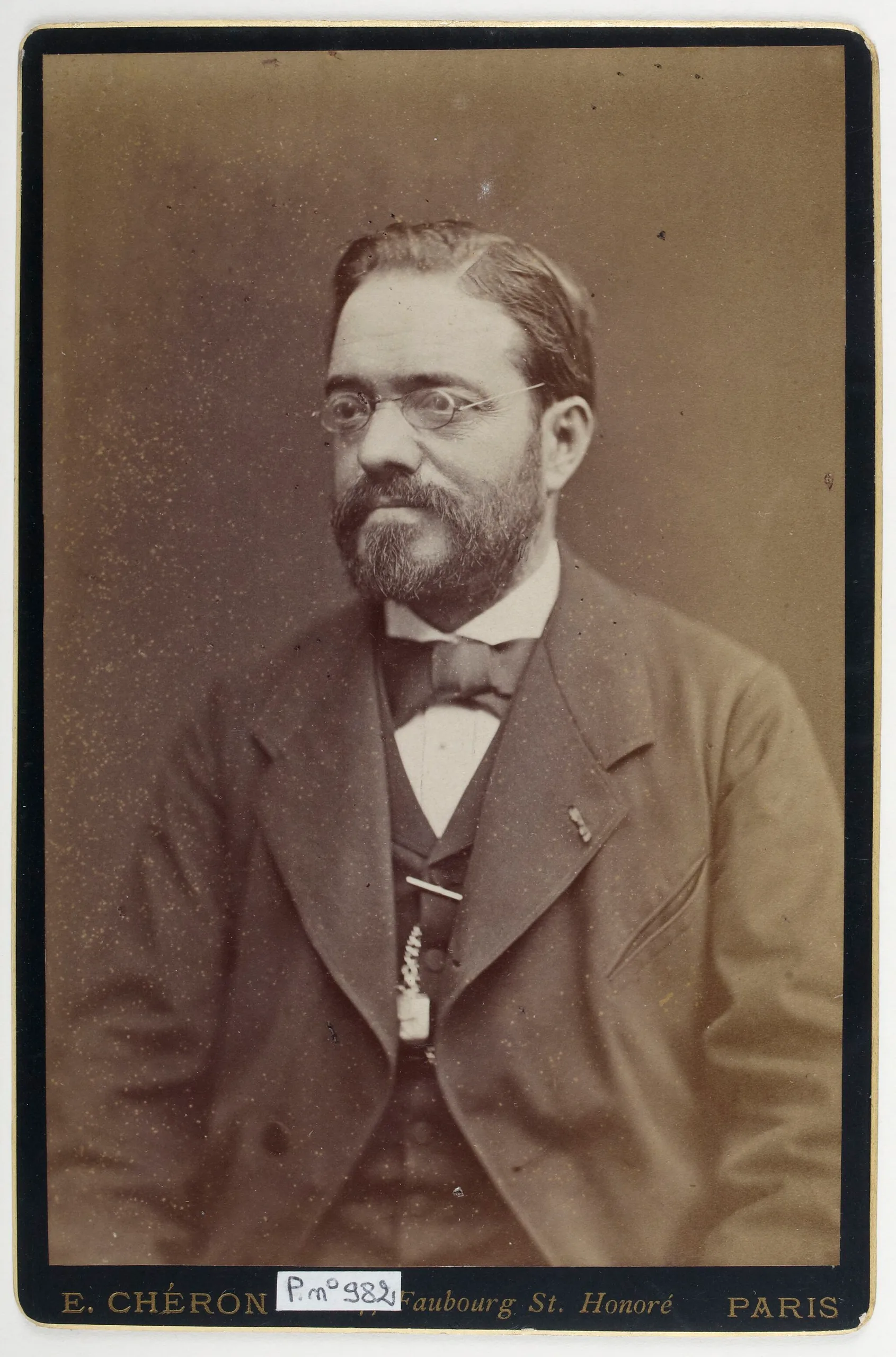 Porträt von Ernest Millot (1836–1891) – Gedenkseite