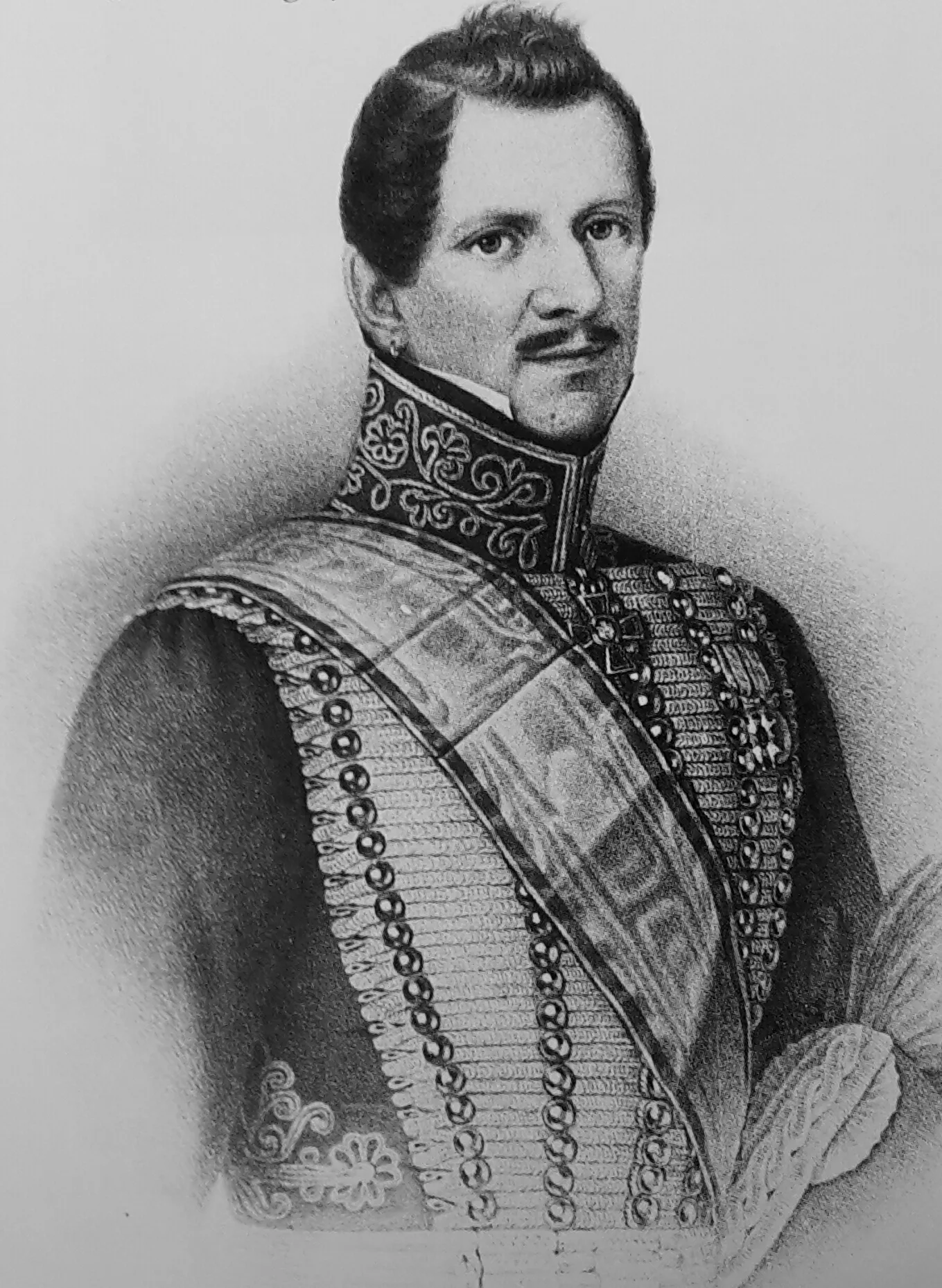 Porträt von Johan Carl Puke (1795–1847) – Gedenkseite