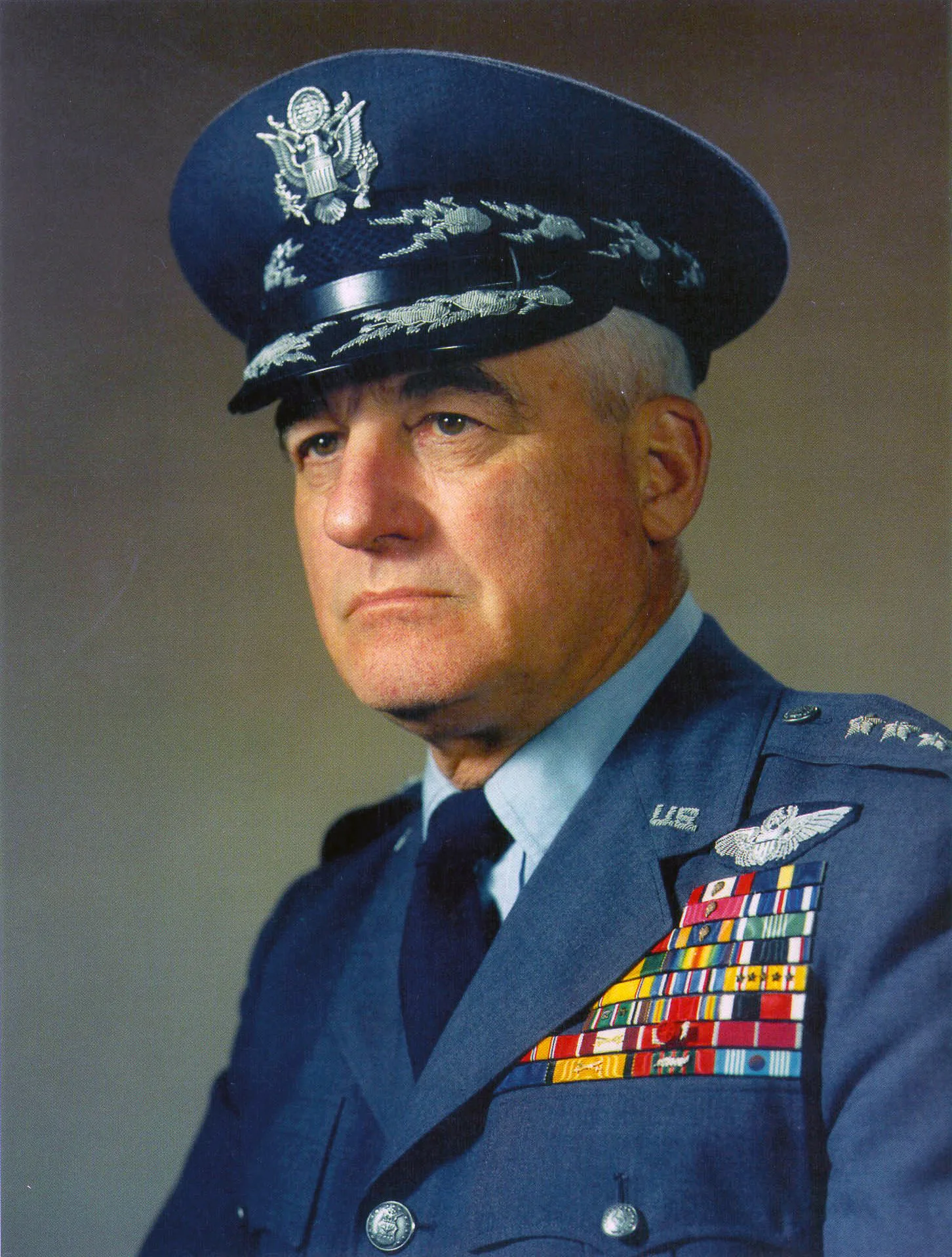 Portrait of Nathan F. Twining (1897–1982) – memorial page