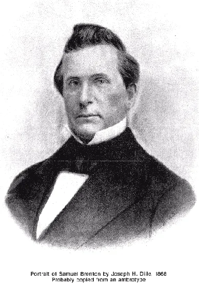 Portrait of Samuel Brenton (1810–1857) – memorial page