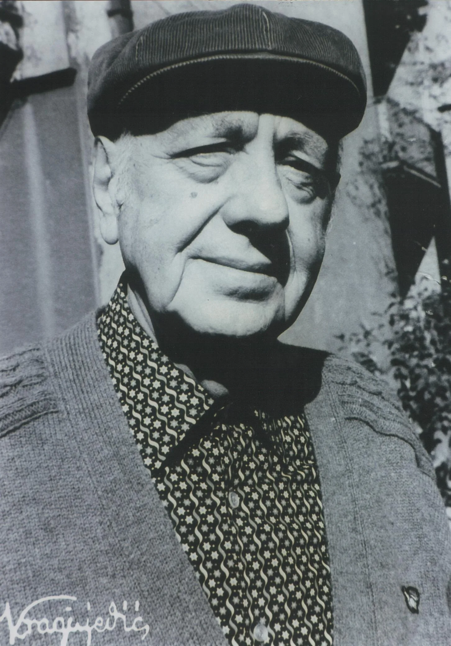 Porträt von Vasko Popa (1922–1991) – Gedenkseite