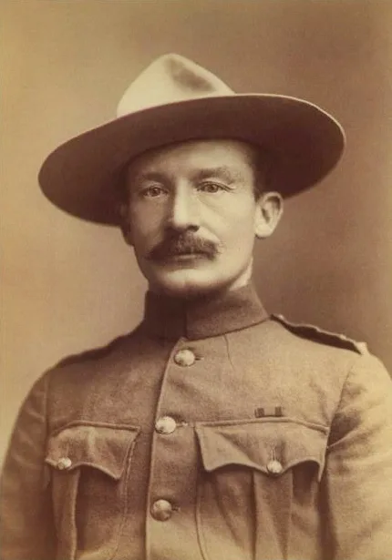 Porträt von Robert Baden-Powell (1857–1941) – Gedenkseite