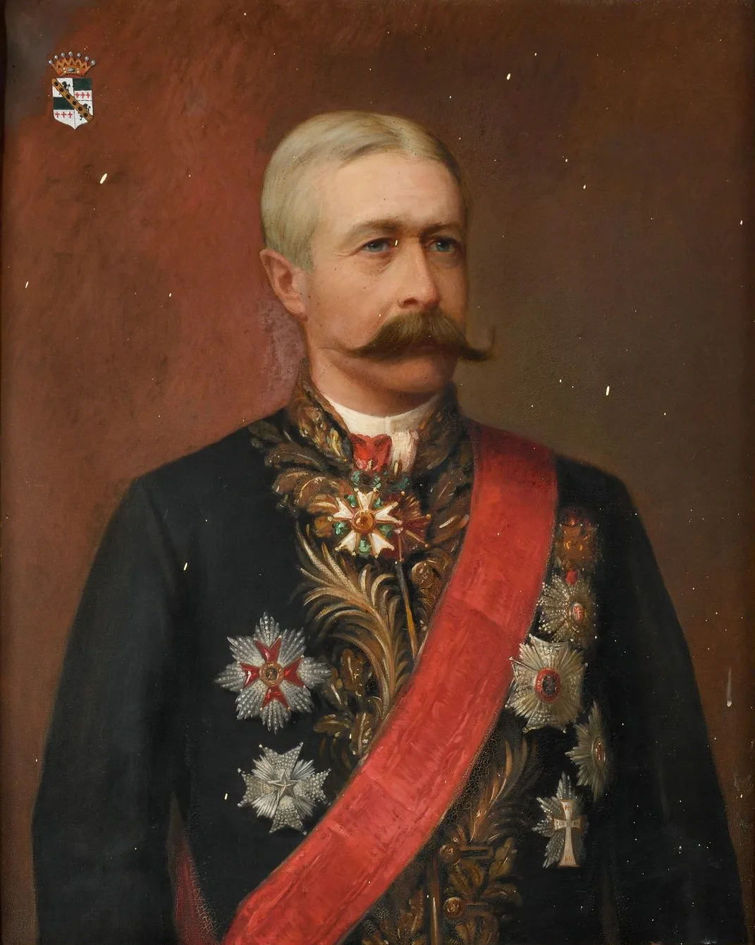 Porträt von Edmond de Pitteurs-Hiegaerts (1831–1896) – Gedenkseite