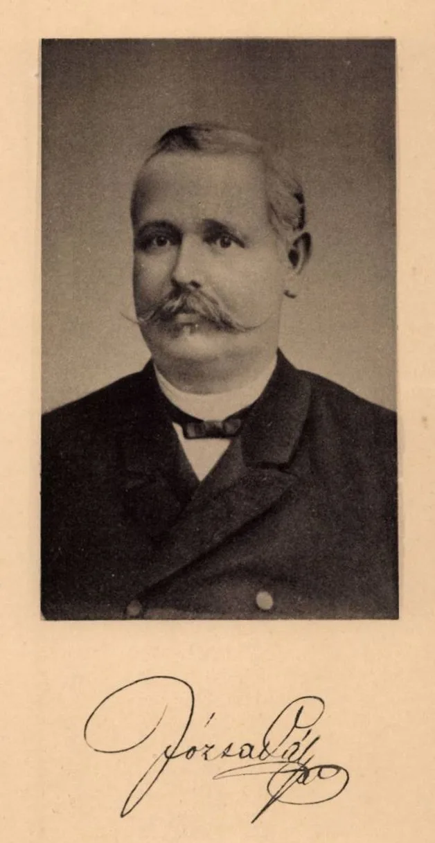 Porträt von Pál Józsa (1848–1917) – Gedenkseite